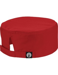Calot de cuisine Cool Vent Chef Works rouge - Taille unique