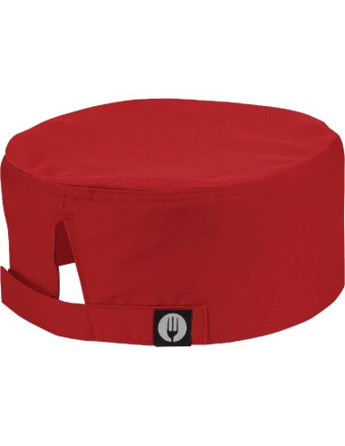 Calot de cuisine Cool Vent Chef Works rouge - Taille unique