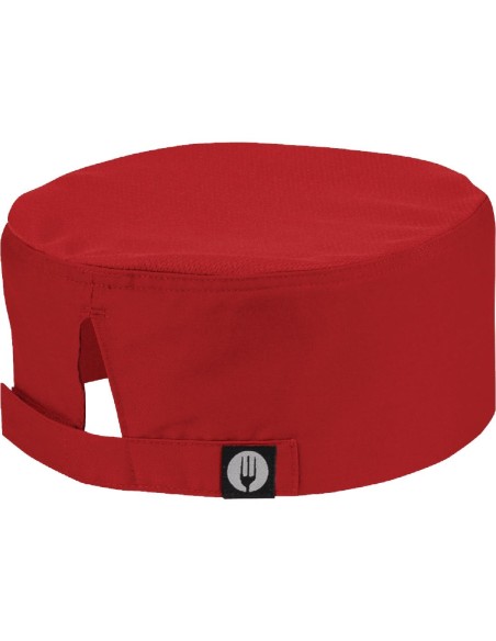 Calot de cuisine Cool Vent Chef Works rouge - Taille unique