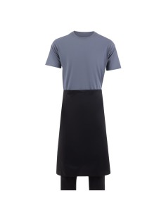 Tablier standard Whites noir - Poly-coton léger et durable