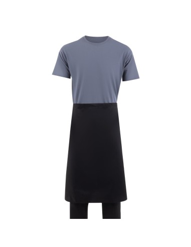 Tablier standard Whites noir - Poly-coton léger et durable