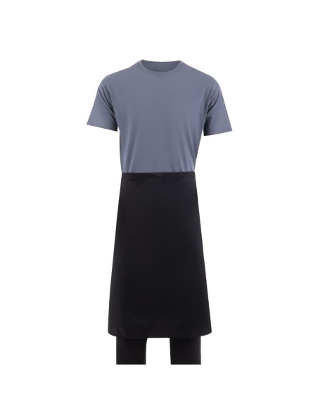 Tablier standard Whites noir - Poly-coton léger et durable