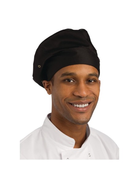 Toque Chef Works noire - polyester-coton, 70g