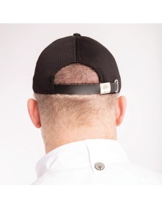 Casquette baseball Cool Vent Chef Works noire et grise 2