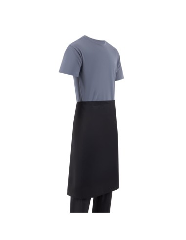 Tablier standard Whites noir - Poly-coton léger et durable
