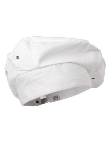 Toque Chef Works blanche - polyester-coton, 70g