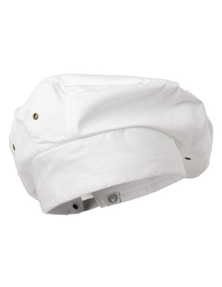 Toque Chef Works blanche - polyester-coton, 70g