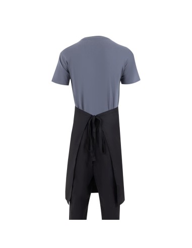 Tablier standard Whites noir - Poly-coton léger et durable