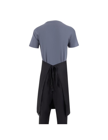 Tablier standard Whites noir - Poly-coton léger et durable