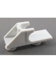Clip d'étagère Polar - Accessoire blanc 18x40x20 mm