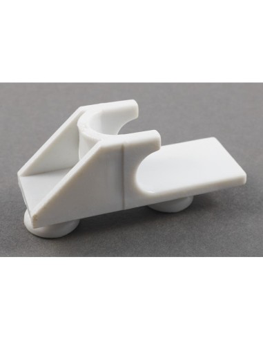 Clip d'étagère Polar - Accessoire blanc 18x40x20 mm