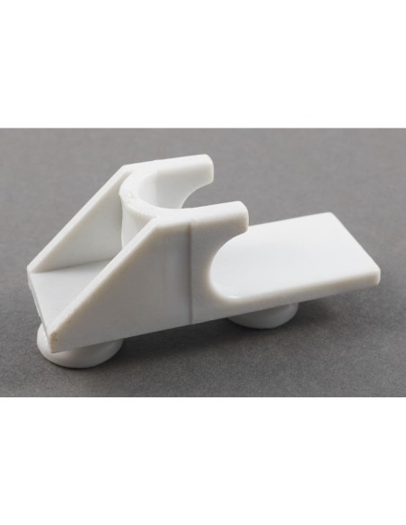 Clip d'étagère Polar - Accessoire blanc 18x40x20 mm