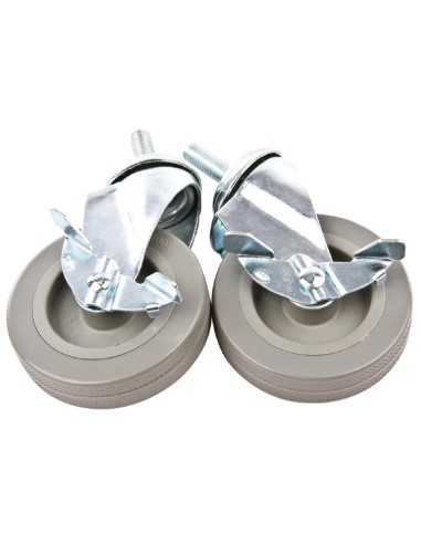 Roulettes pour chariots inox Vogue F993-F998 - lot de 2