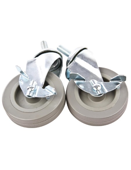 Roulettes pour chariots inox Vogue F993-F998 - lot de 2