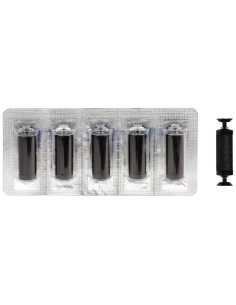 Rouleaux encreurs de rechange pour étiqueteuse - lot de 5