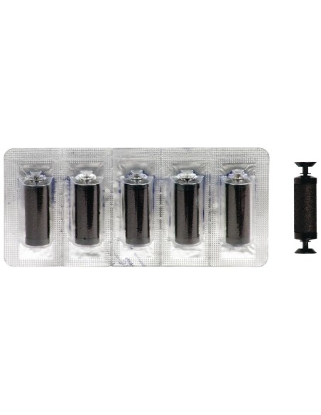Rouleaux encreurs de rechange pour étiqueteuse - lot de 5