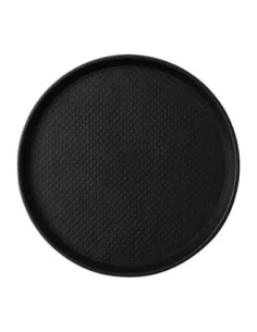 Plateau antidérapant Roltex Blackline rond 310mm noir