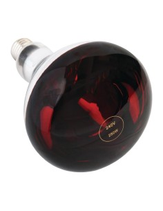 Ampoule chauffante rouge 250W E27 - Sans Marque