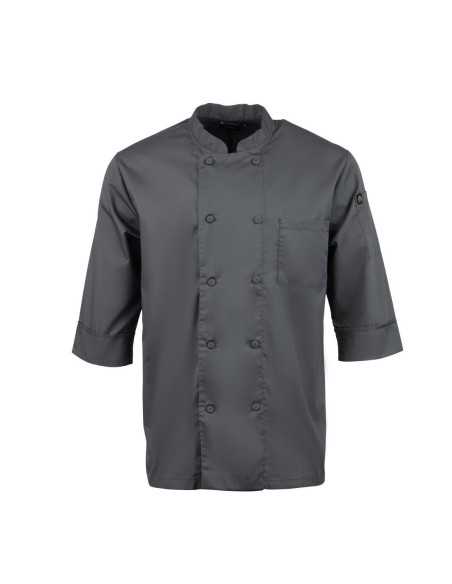 Veste de cuisine mixte Chef Works grise XXL