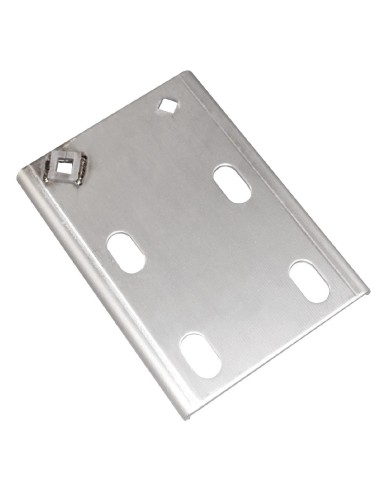 Charnière basse Polar - Accessoire inox 144x100 mm
