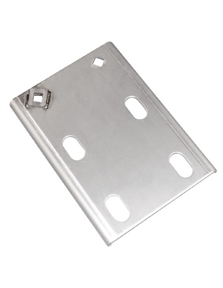 Charnière basse Polar - Accessoire inox 144x100 mm