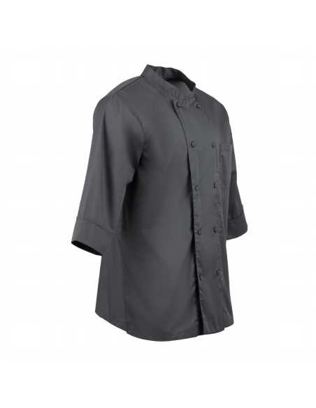 Veste de cuisine mixte Chef Works grise XXL