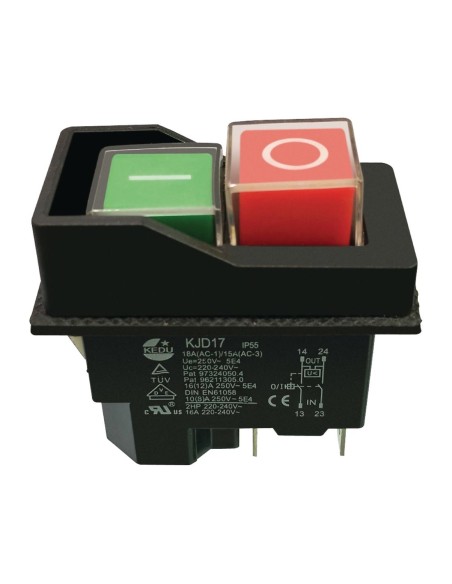 Interrupteur Marche/Arrêt Buffalo - Accessoire 32x50x58 mm