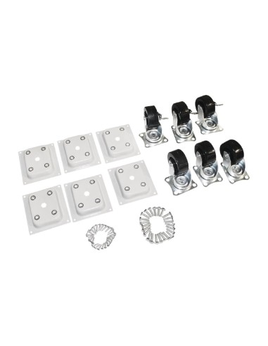 Roues standards et freinées Polar - lot de 6