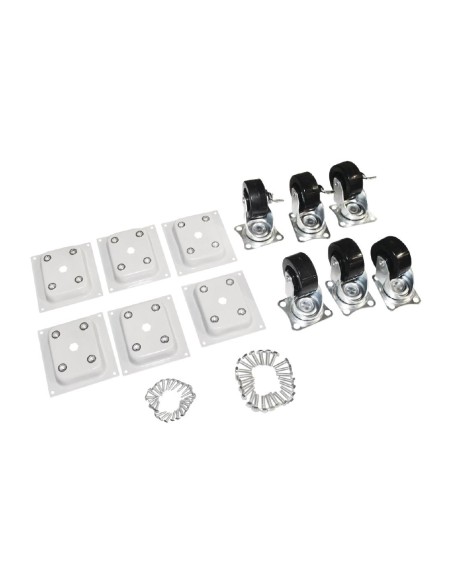 Roues standards et freinées Polar - lot de 6