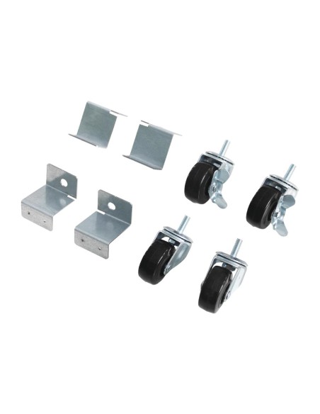 Roues pivotantes standard & freinées Polar - lot de 4