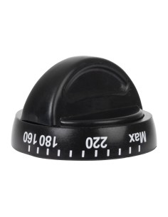 Bouton de four Buffalo compatible CT253 - Accessoire noir