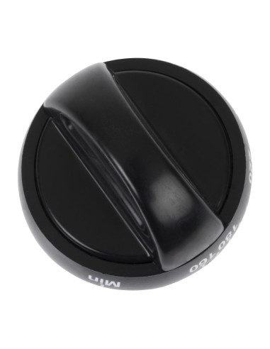 Bouton de four Buffalo compatible CT253 - Accessoire noir