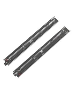 Ensemble de guides Polar gauche/droite - Inox 61x550 mm