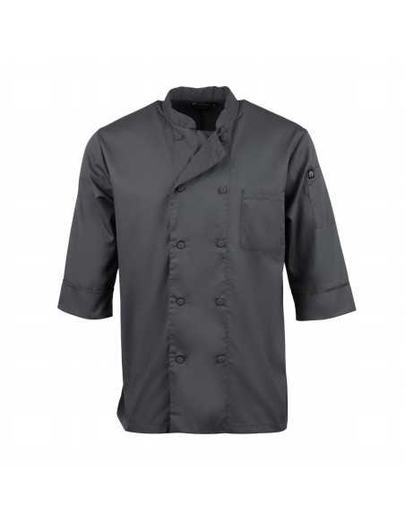 Veste de cuisine mixte Chef Works grise XXL