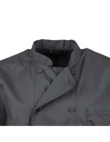 Veste de cuisine mixte Chef Works grise XXL