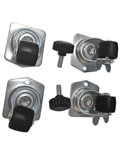 Polar roulettes et pieds réglables - lot de 6