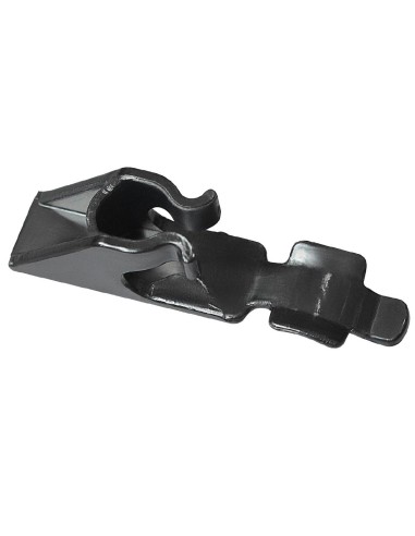 Clip d'étagère noir Polar - Accessoire 16,9x60x15 mm