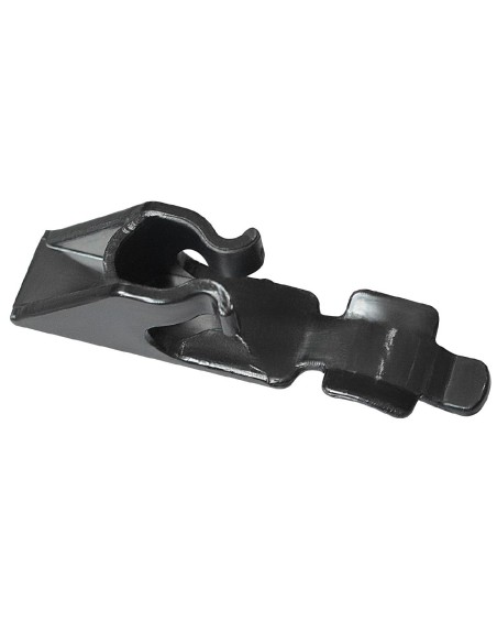 Clip d'étagère noir Polar - Accessoire 16,9x60x15 mm