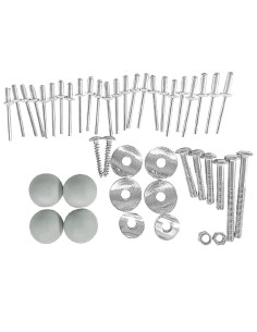Ensemble de vis Bolero compatible U419 - Inox