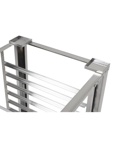 Support pour four Buffalo CK079 - Acier inoxydable
