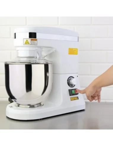 Batteur planétaire Buffalo blanc 7L