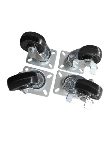 Roulettes Polar (lot de 4) - Accessoires acier noir