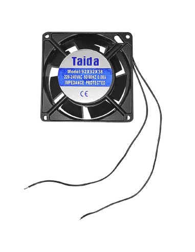 Ventilateur carré Polar - Accessoire 38x92 mm noir