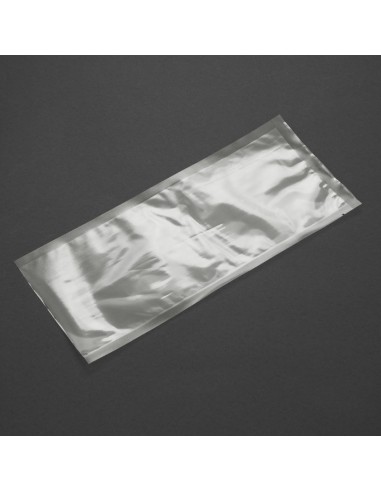 Sacs gaufrés compostables sous vide Vogue 150x350mm - lot de 50