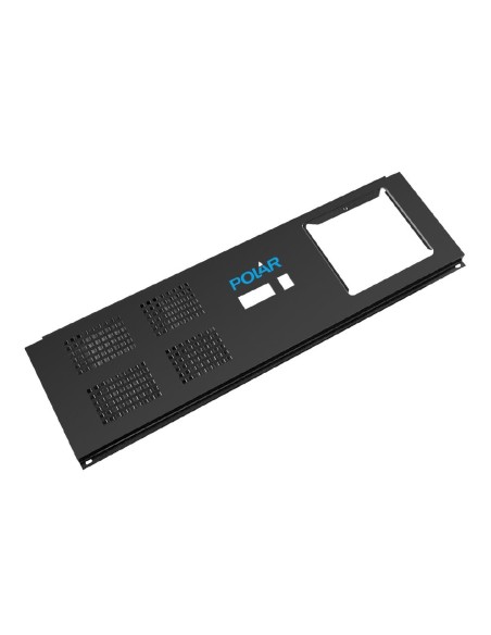 Panneau avant Polar - Accessoire inox noir 272x900 mm