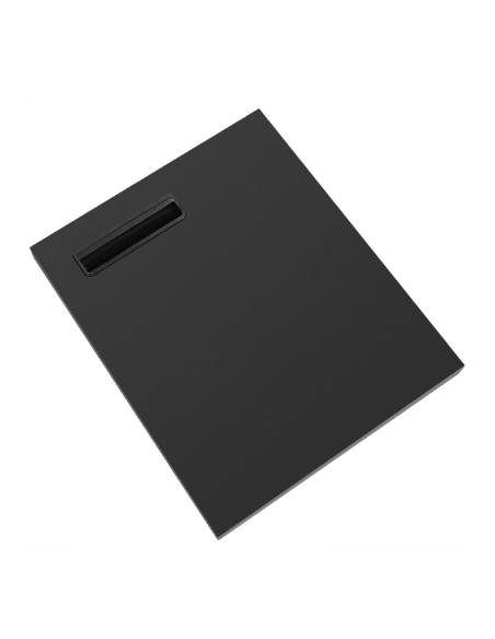 Porte droite Polar - Accessoire inox noir