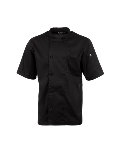 Veste de cuisine mixte Cool Vent Chef Works Montreal noire M