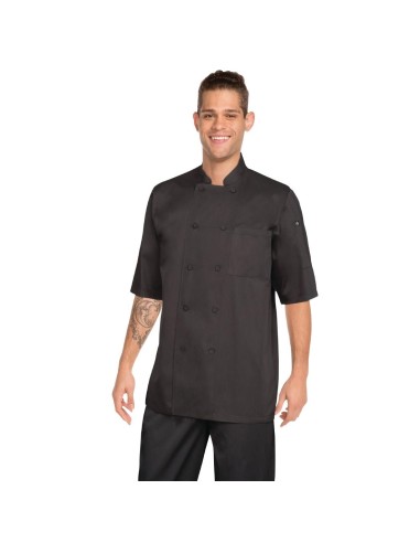 Veste de cuisine mixte Cool Vent Chef Works Montreal noire M