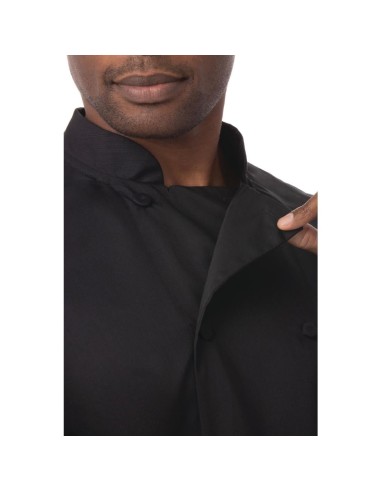 Veste de cuisine mixte Cool Vent Chef Works Montreal noire XL