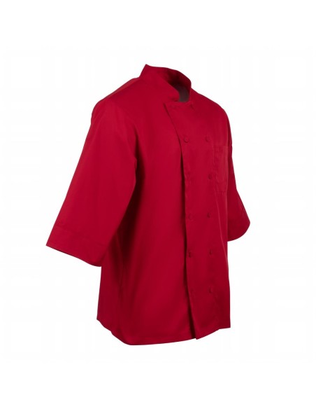 Veste de cuisine Chef Works rouge L - mixte